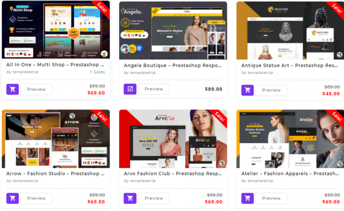 PrestaShop Themes