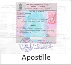 apostille certificates