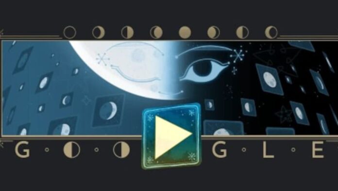 Google Celebrates November's Half Moon with Interactive Doodle Game